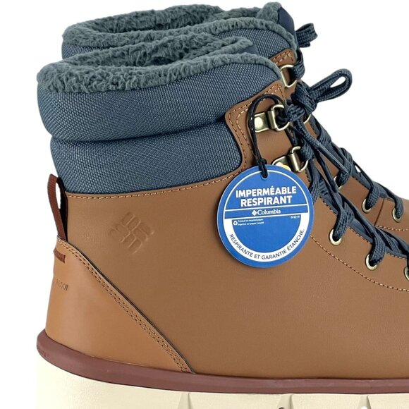 NWOT Columbia Women's Keetley Waterproof/Insulated Winter Boots Sz 8 Brown Grey - Picture 5 of 15